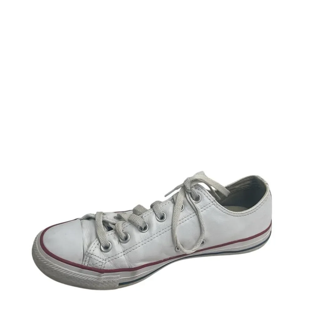 CONVERSE ALL STAR WHITE LEATHER SNEAKER MEN 7.5 WOMEN'S 9.5
